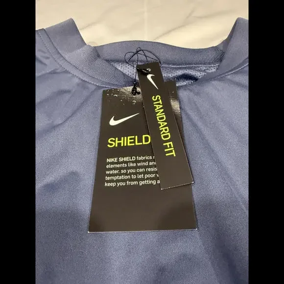 Nike Golf Pullover Mens XL SHIELD Victory Water Resistant Blue